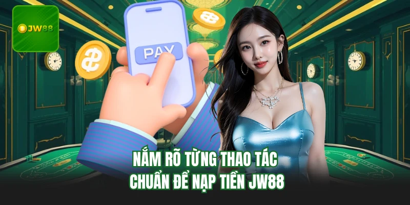 Nạp Tiền JW88 - Phương Thức Thanh Toán Chuẩn Xác Nhất 2 Nắm rõ từng thao tác chuẩn để nạp tiền JW88