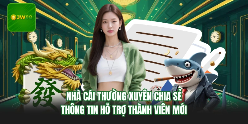 Hướng Dẫn JW88 - Đồng Hành Cùng Bạn Trong Quá Trình Cá Cược 2 Nhà cái thường xuyên chia sẻ thông tin hỗ trợ thành viên mới